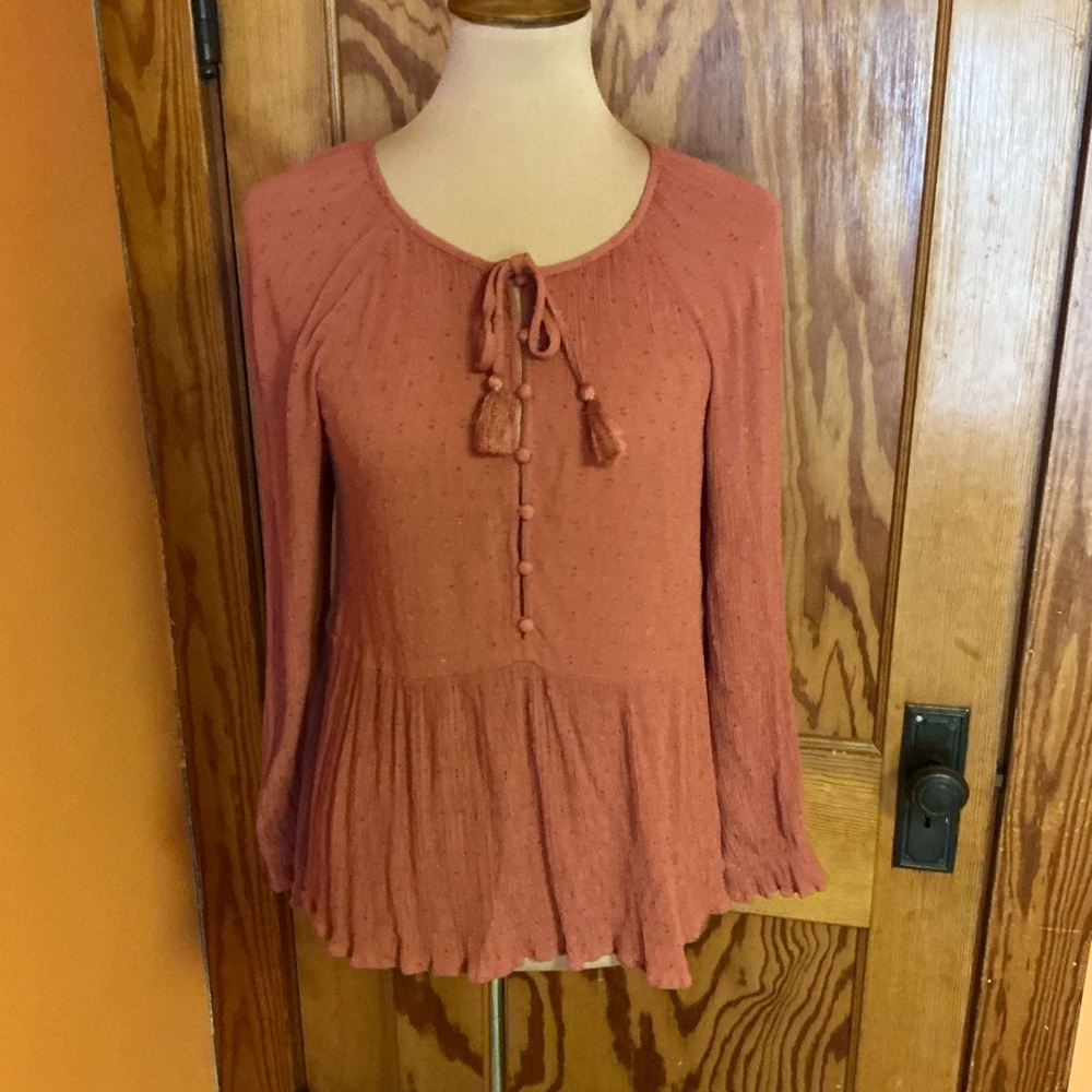 American Eagle boho peasant top - Picture 6 of 12